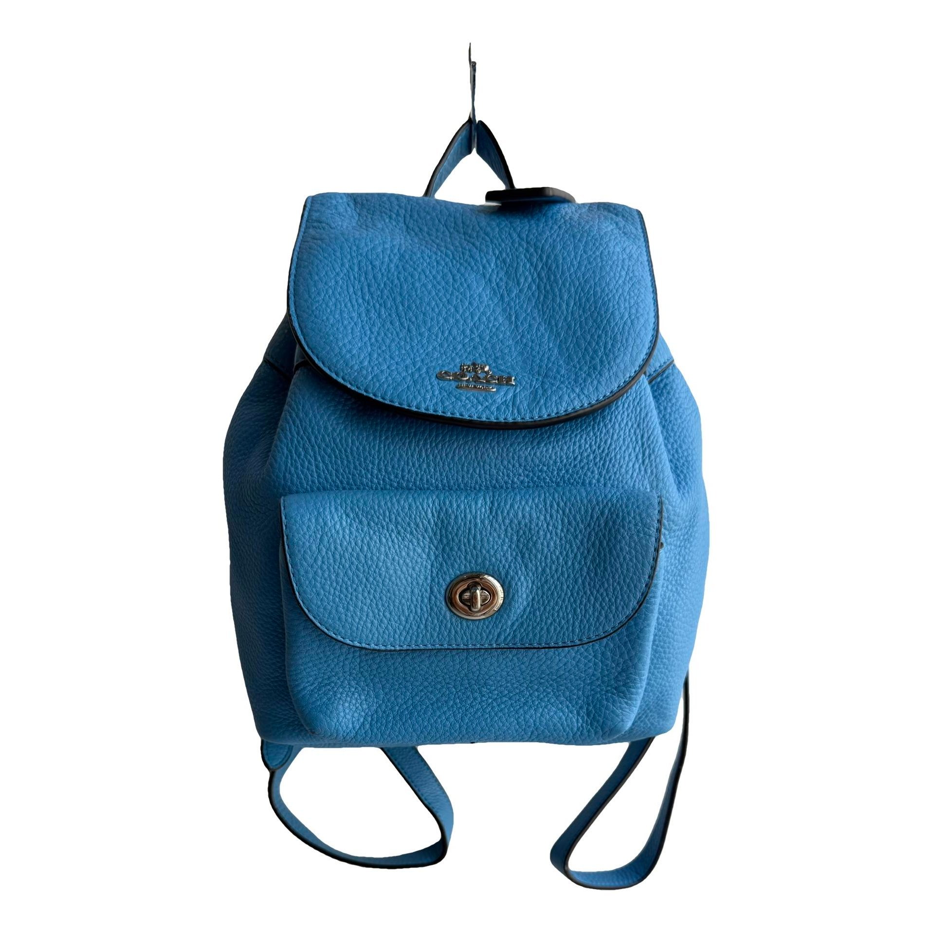 Leather backpack