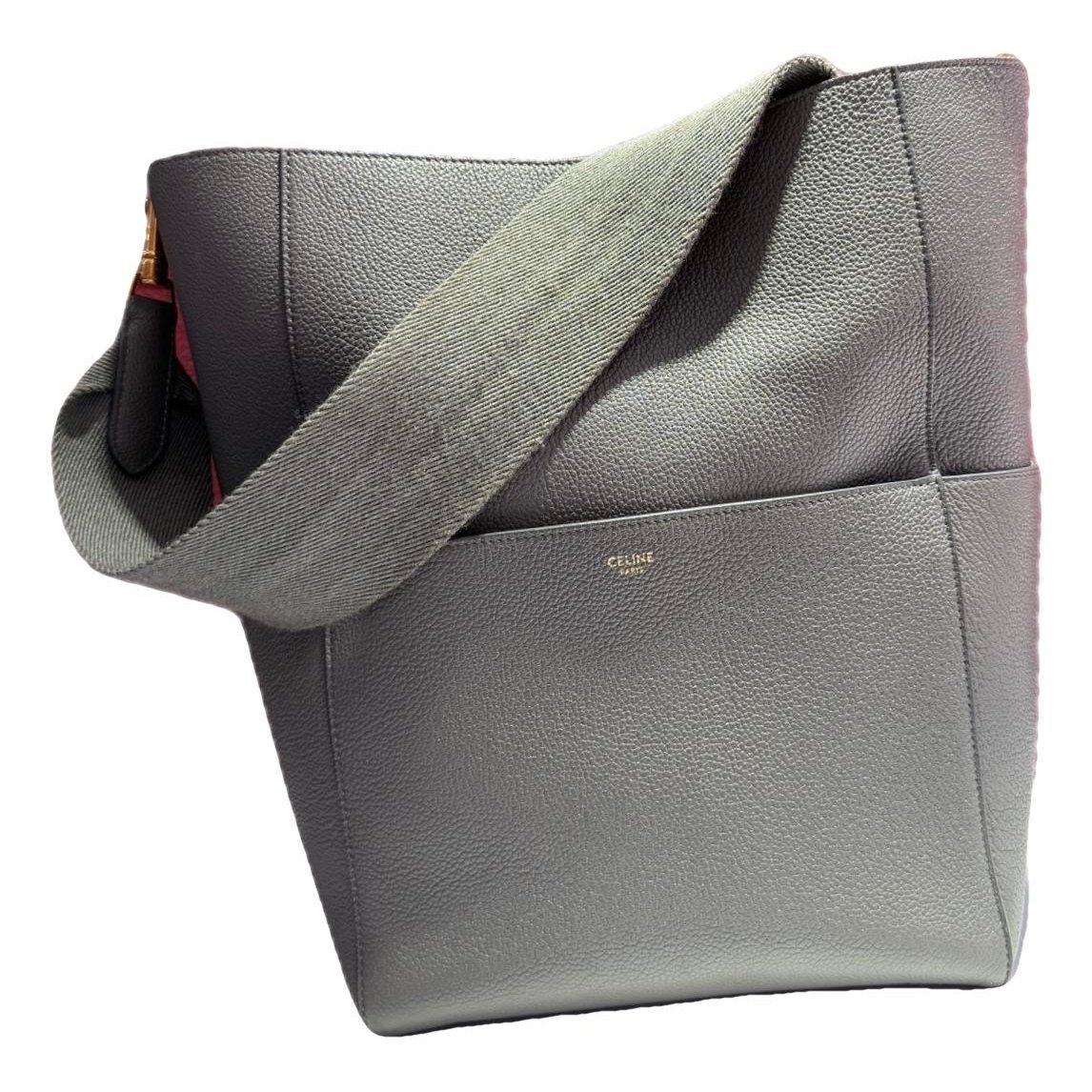 Seau Sangle leather handbag