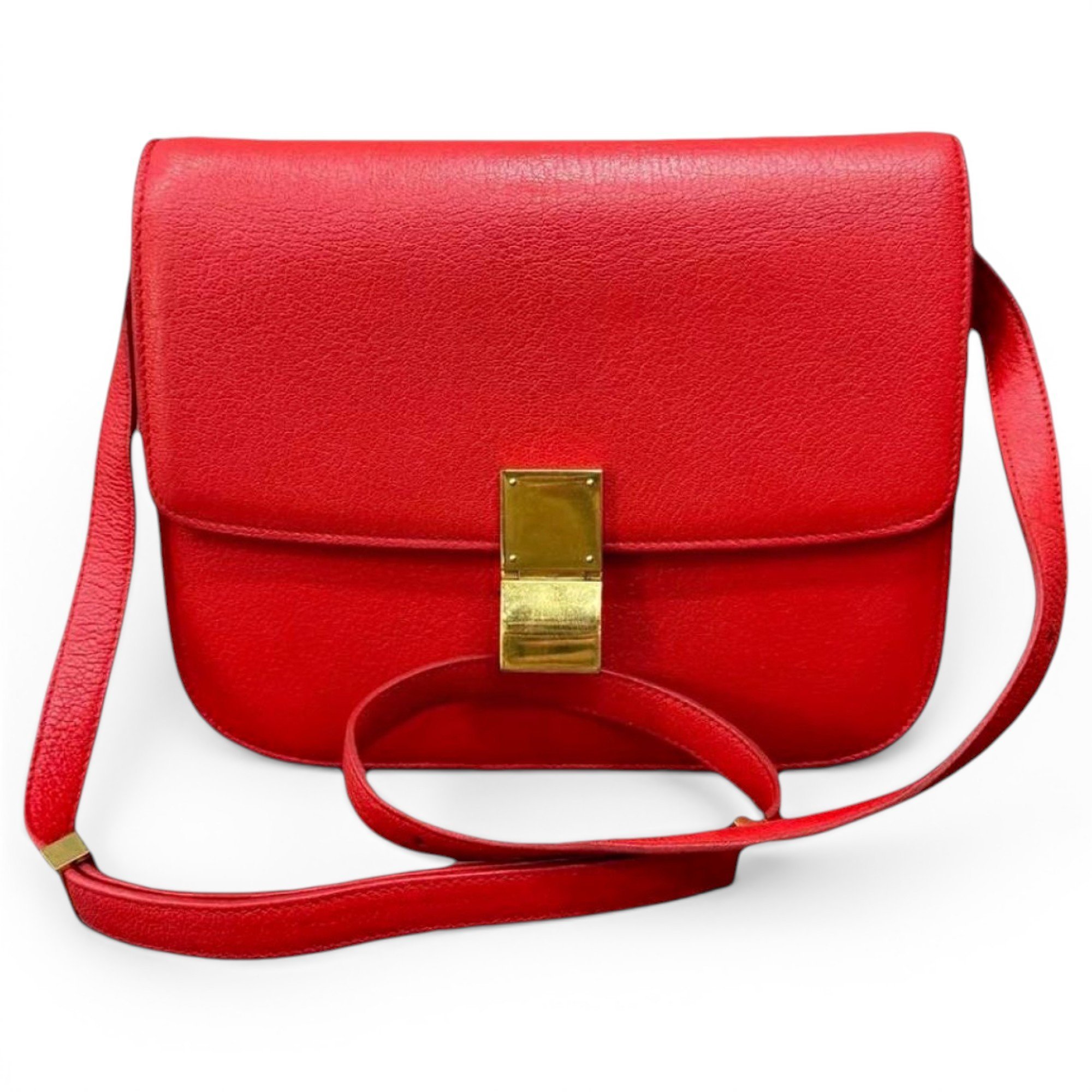 Classic leather crossbody bag