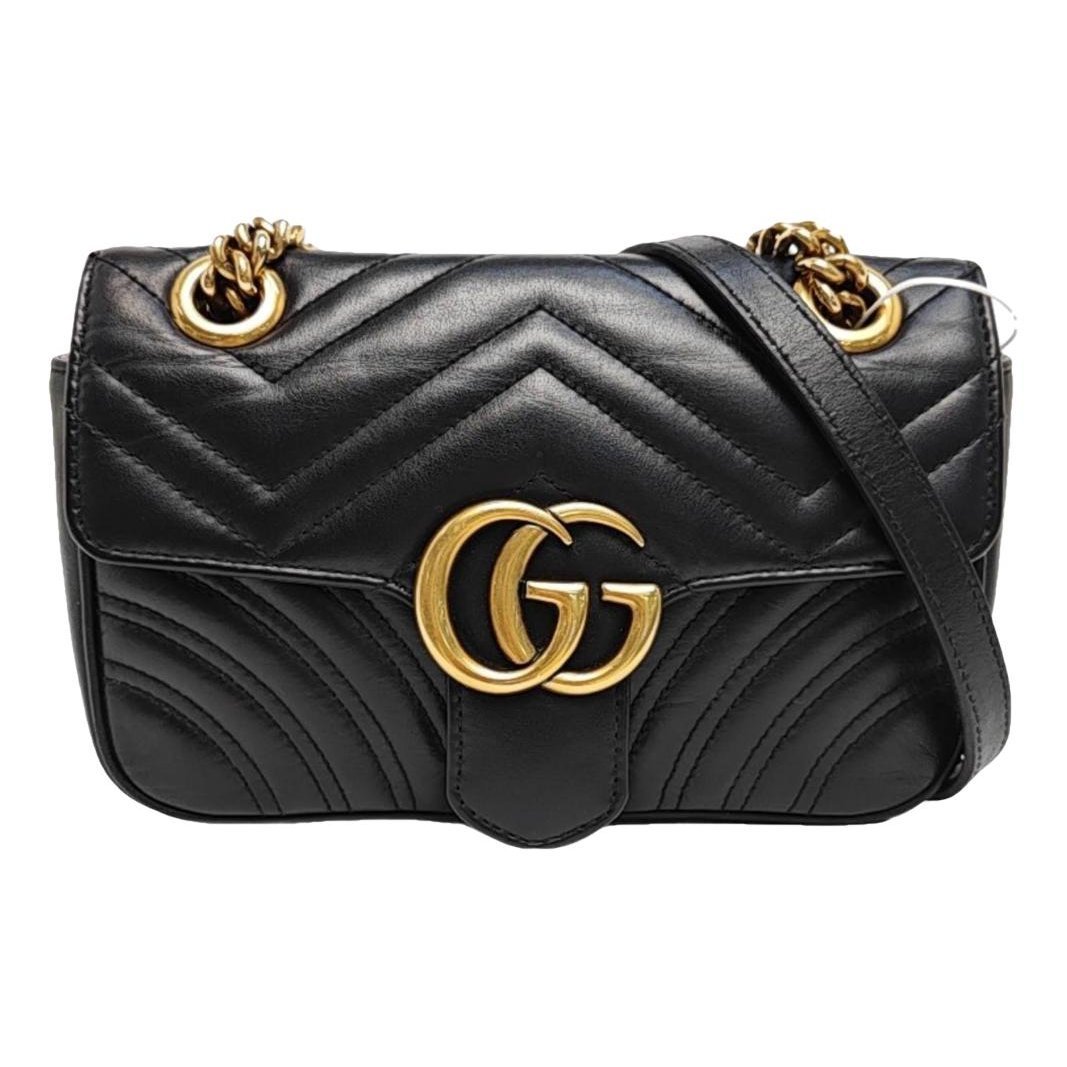 GG Marmont Flap leather handbag