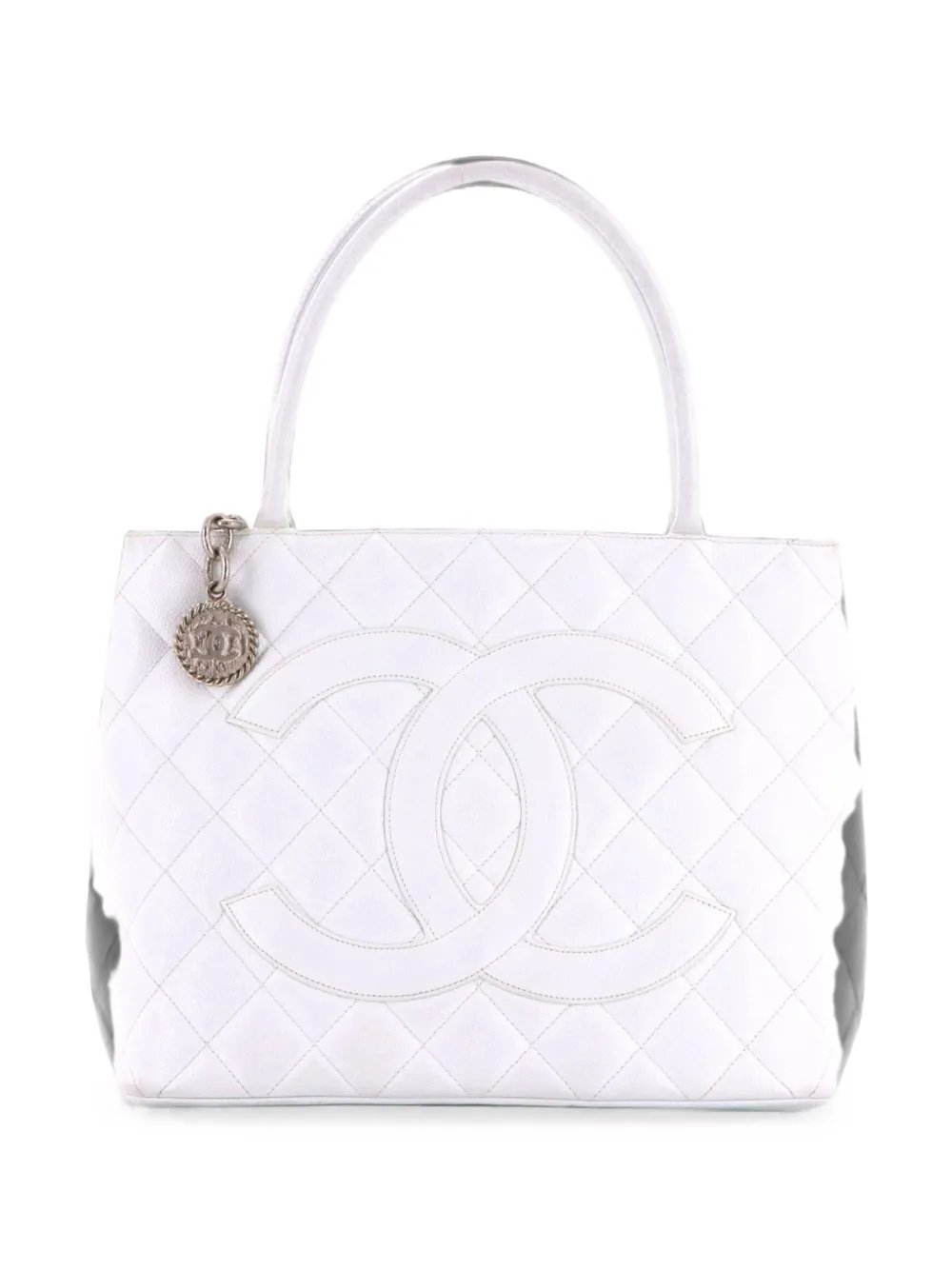 Medallion Quilted Caviar tote bag