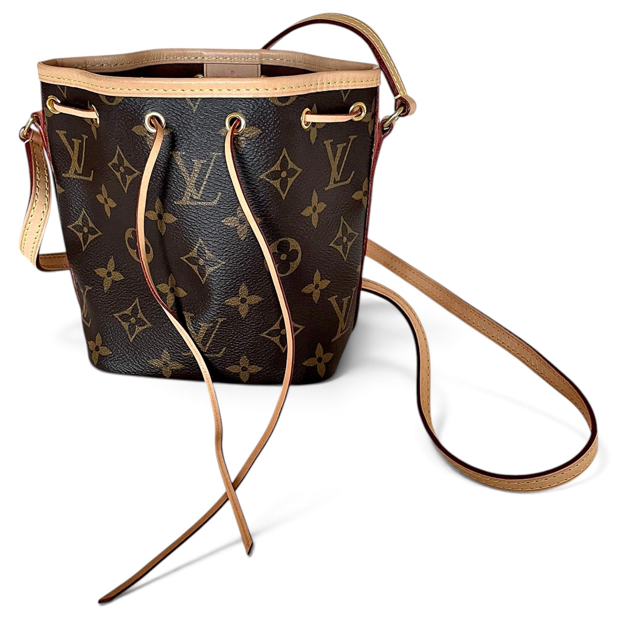 Louis Vuitton Nano Noé cloth crossbody bag