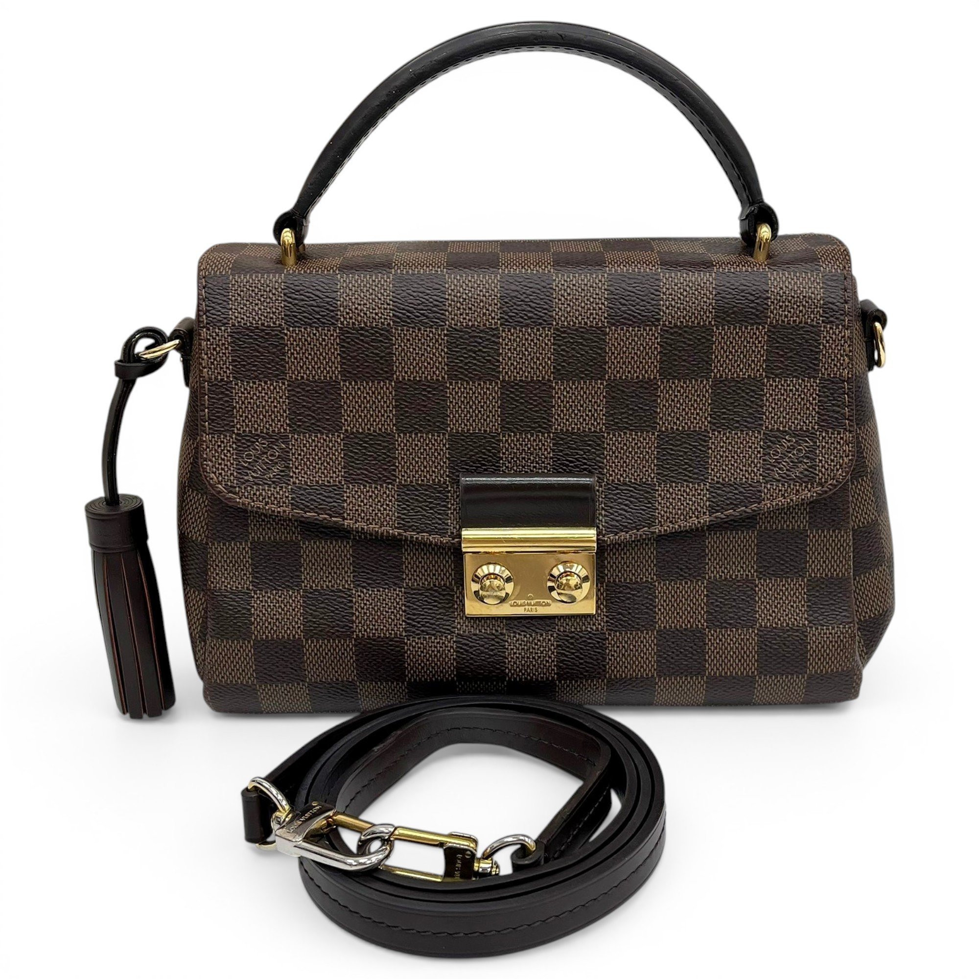 Croisette leather handbag