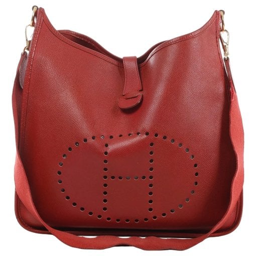 Evelyne leather handbag