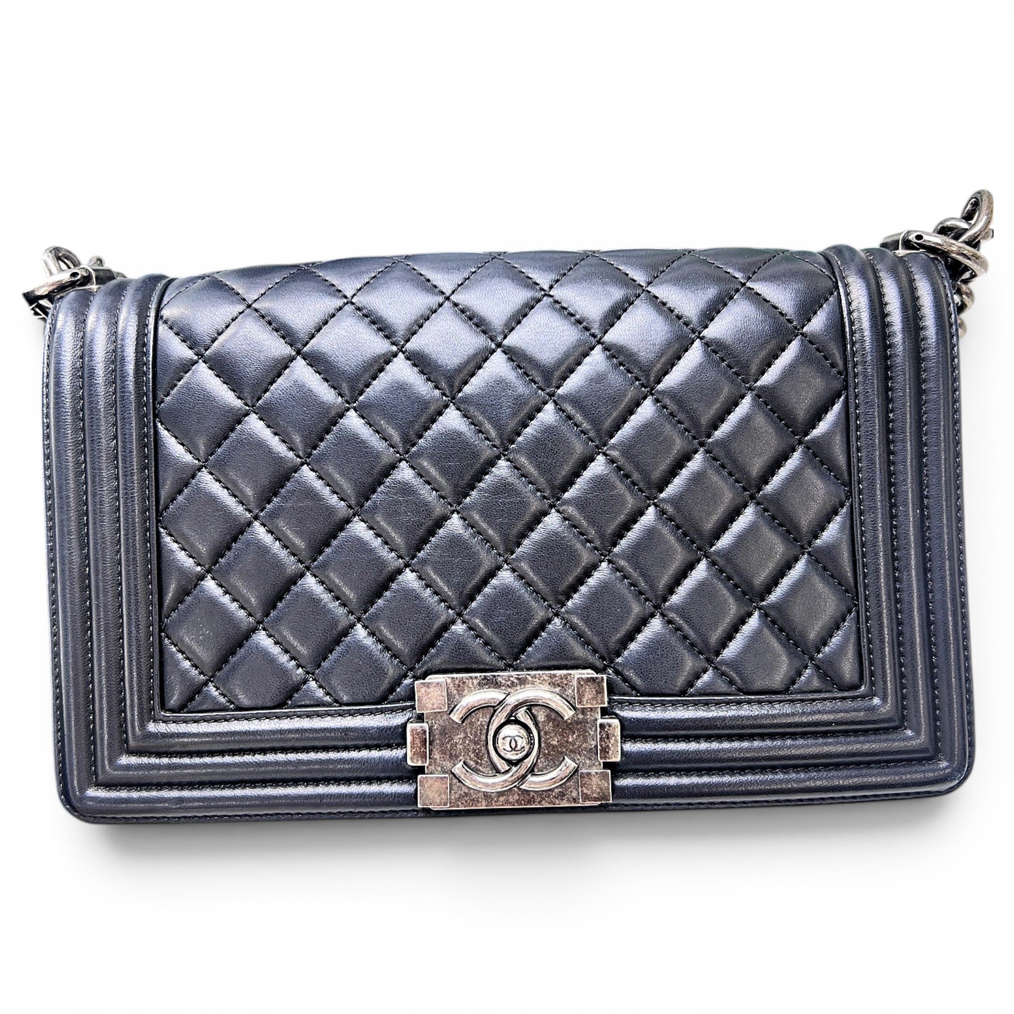 Boy leather crossbody bag