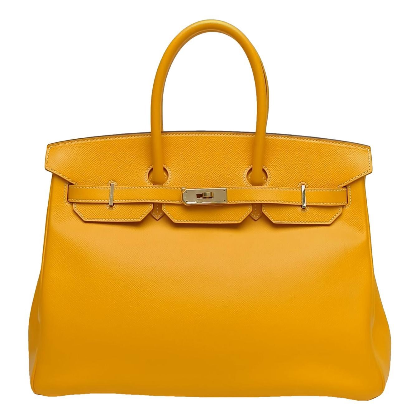 Birkin 35 leather handbag
