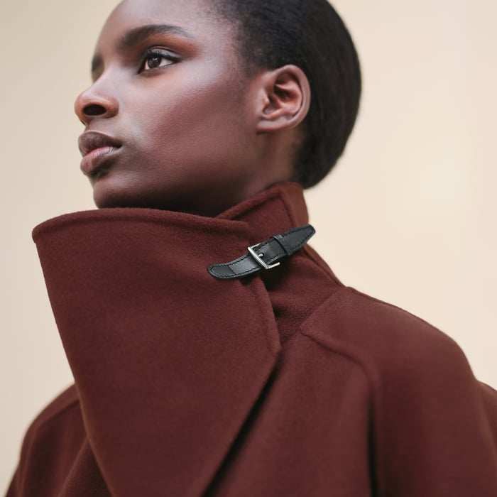 Marron Auburn Cashmere Coat