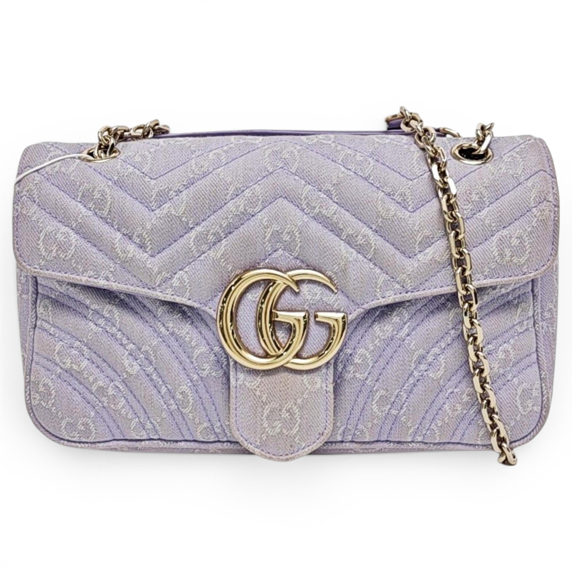 GG Marmont Flap cloth crossbody bag