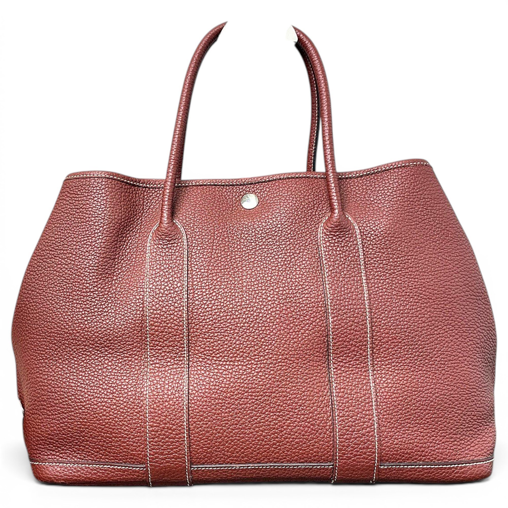 Garden Party leather handbag