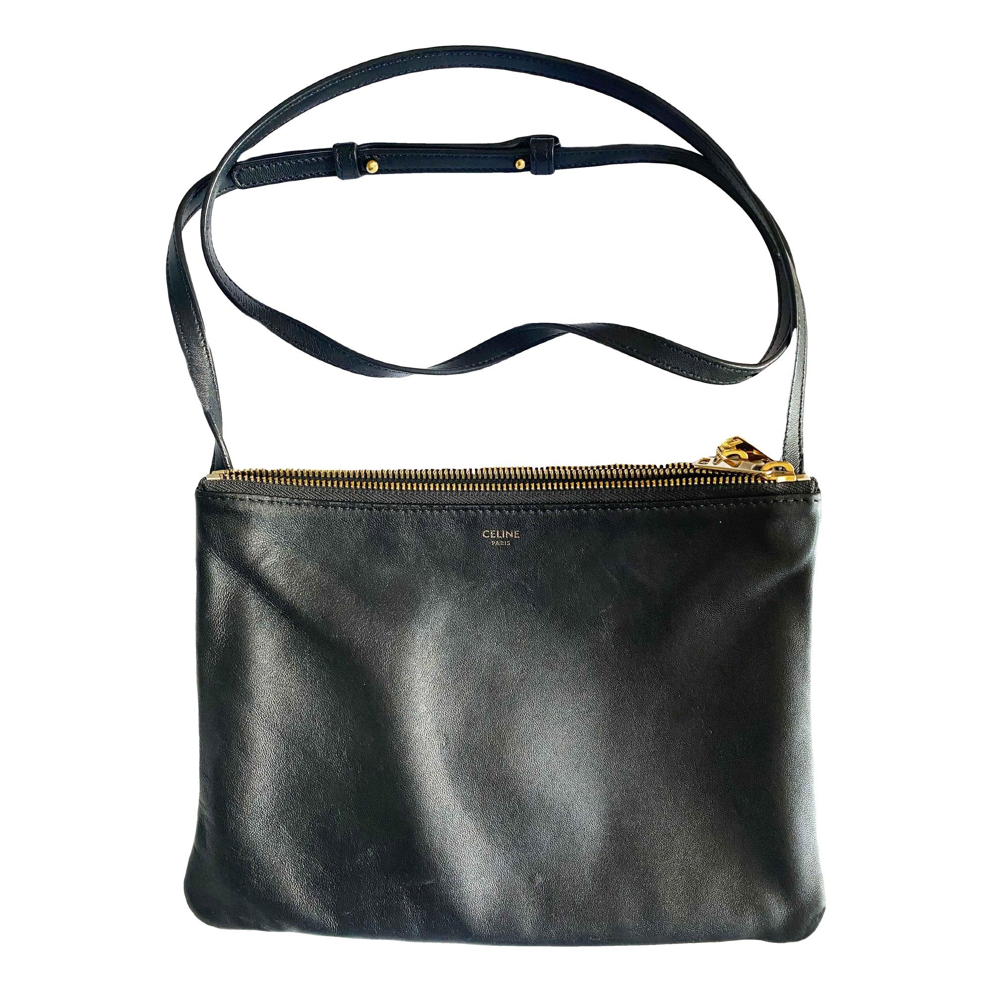 Trio leather crossbody bag