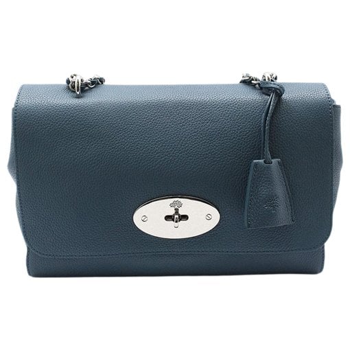 Leather clutch bag