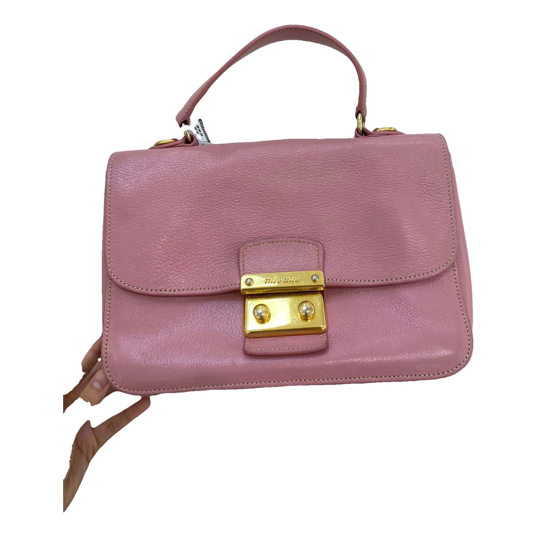 Leather handbag