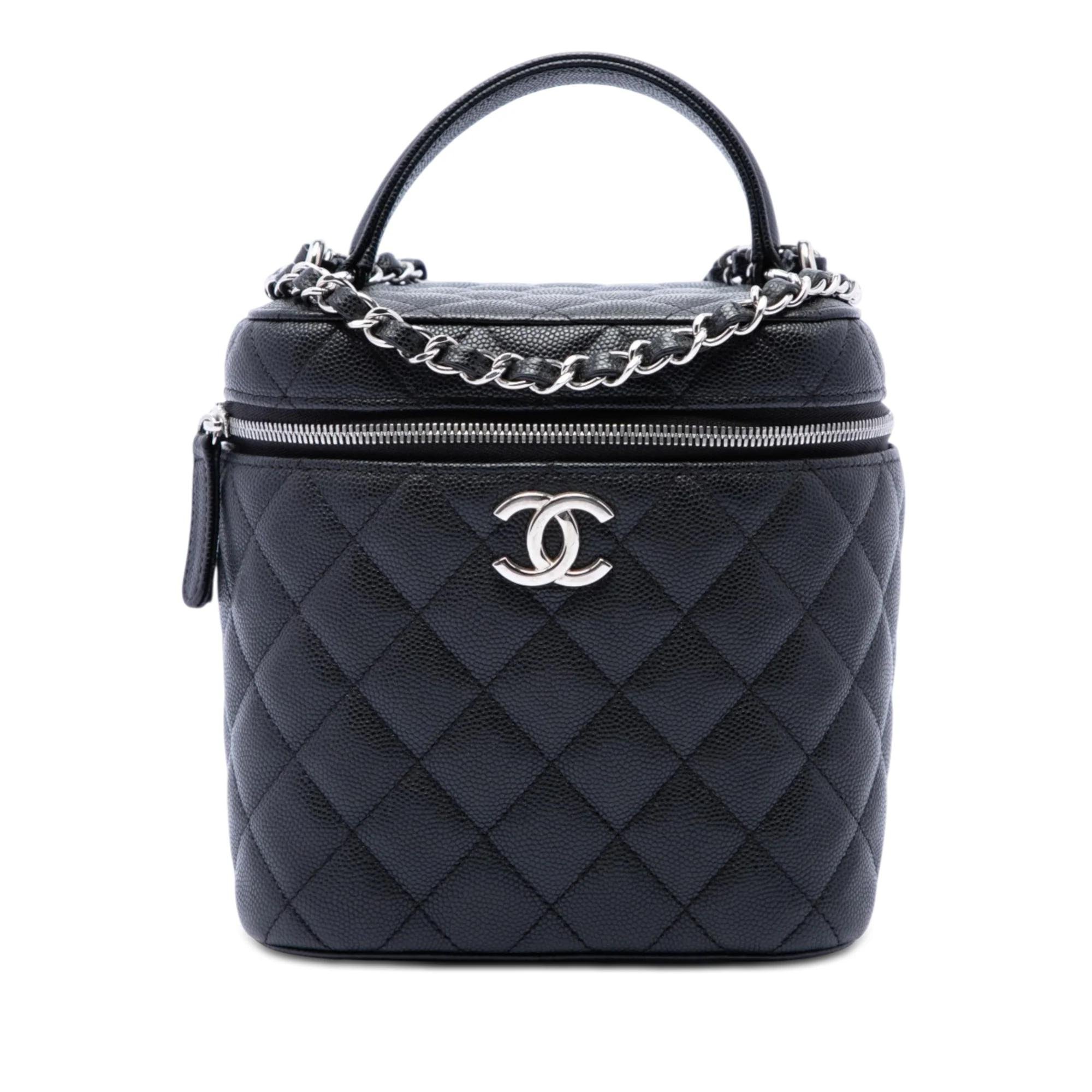 Vanity leather satchel