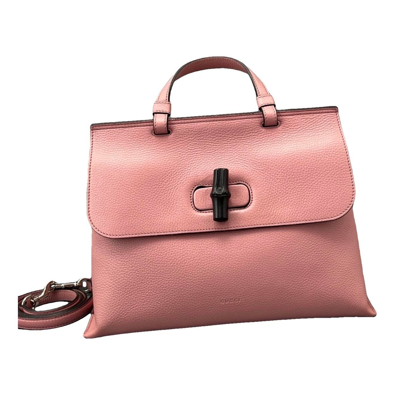 Bamboo Daily Top Handle leather handbag