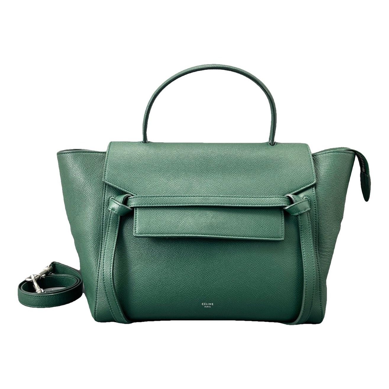 Belt leather handbag