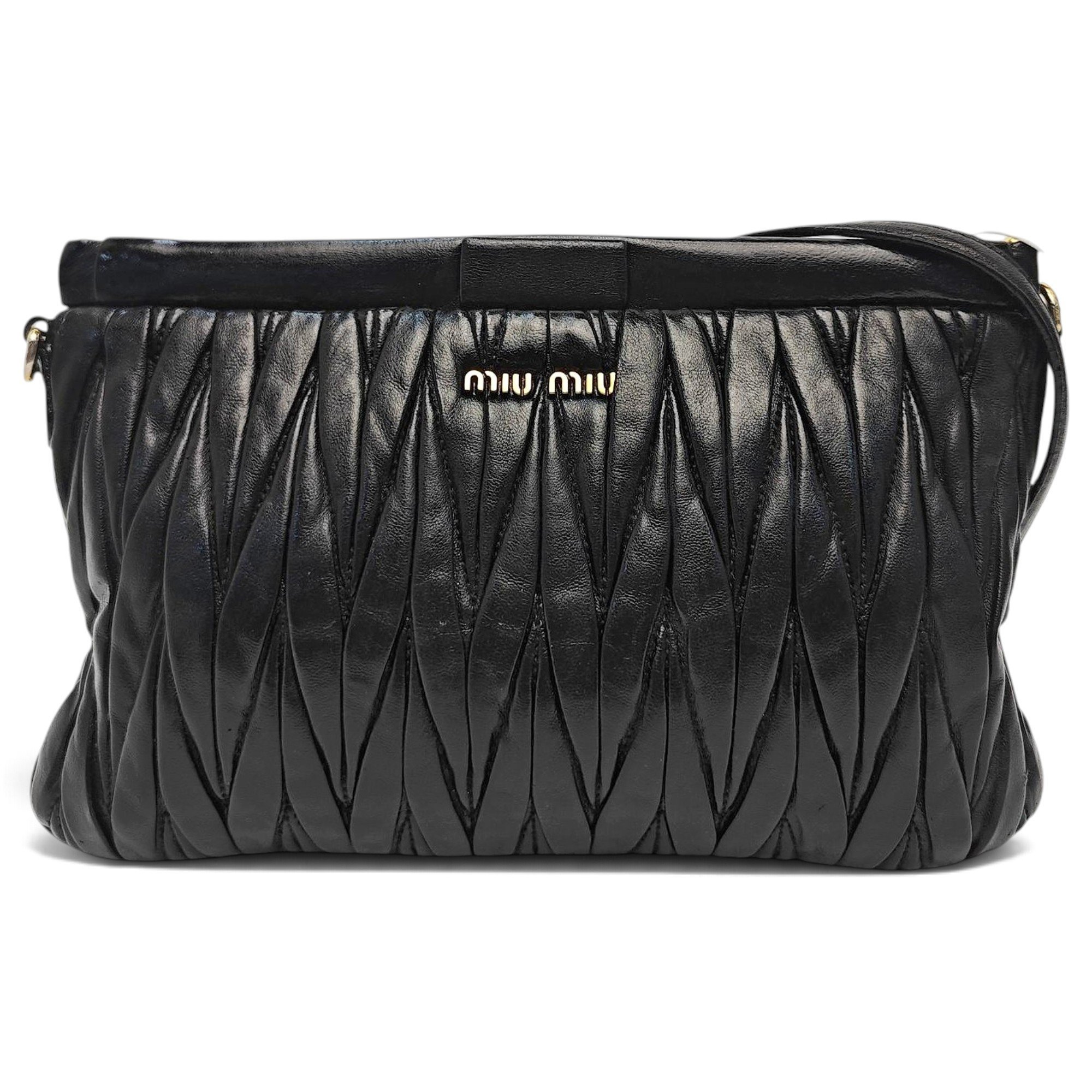 Miu delice leather crossbody bag