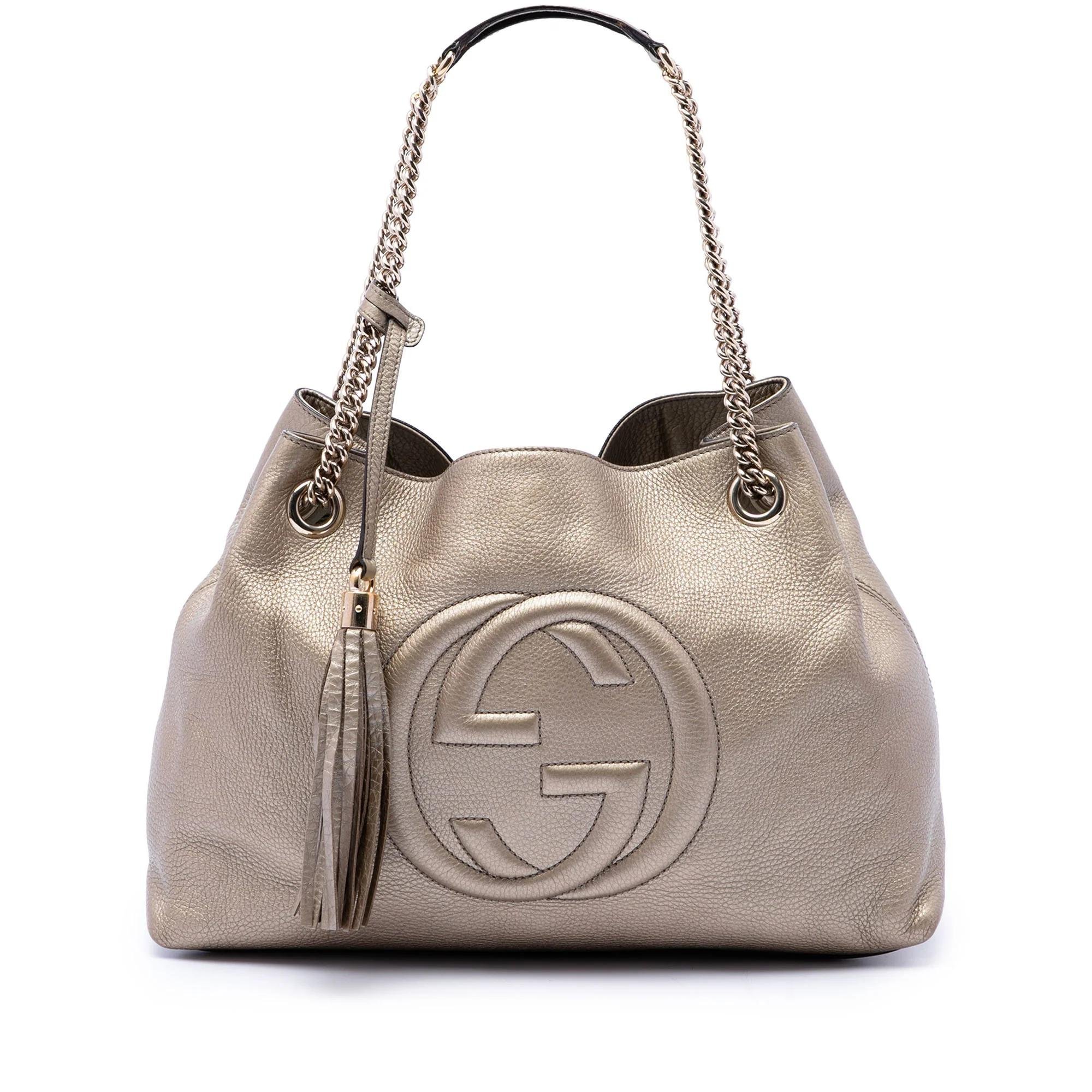 Soho Chain pony-style calfskin tote