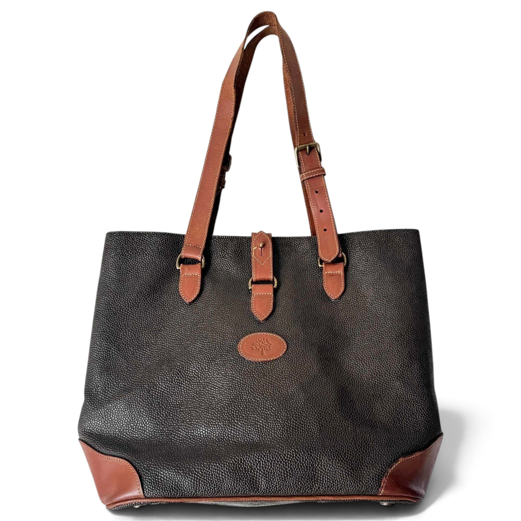 Leather tote