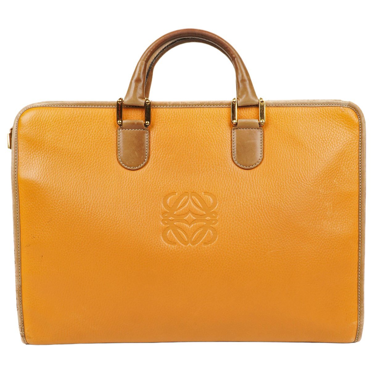 Anagram leather handbag