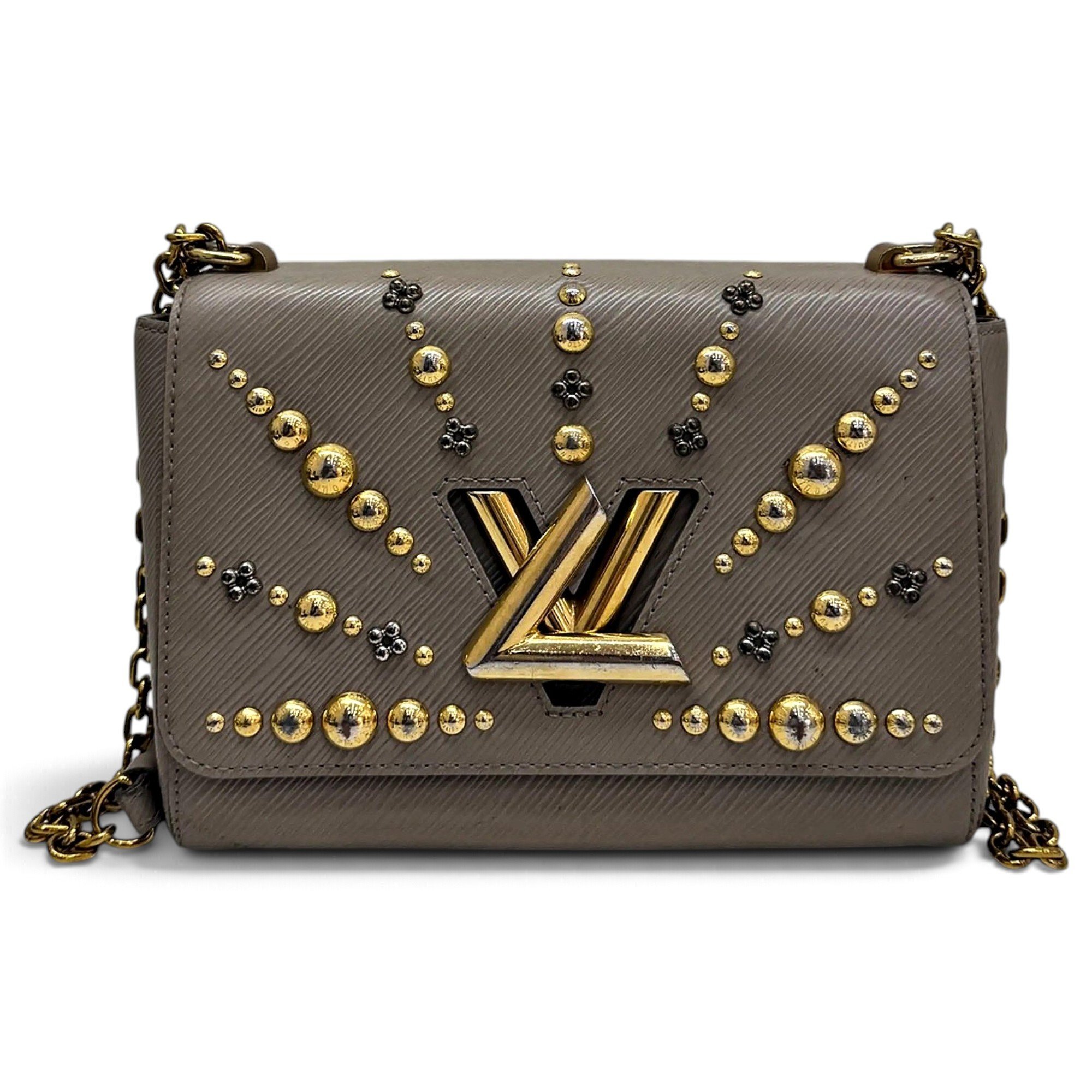 Twist leather crossbody bag
