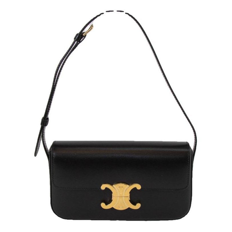 Triomphe Long leather handbag