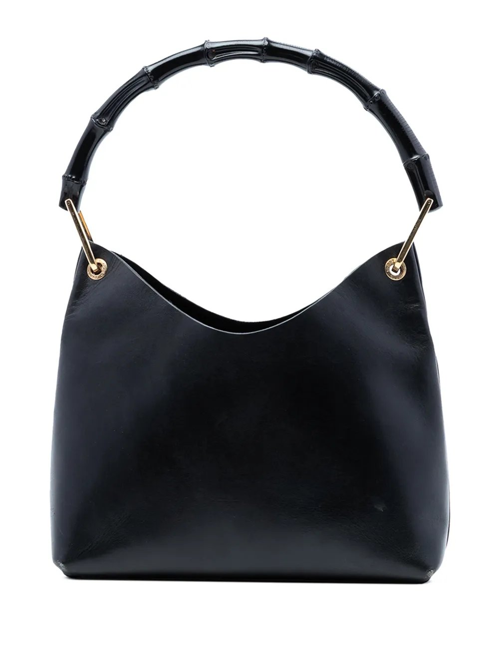 20th Century Leather Bamboo shoulder bag