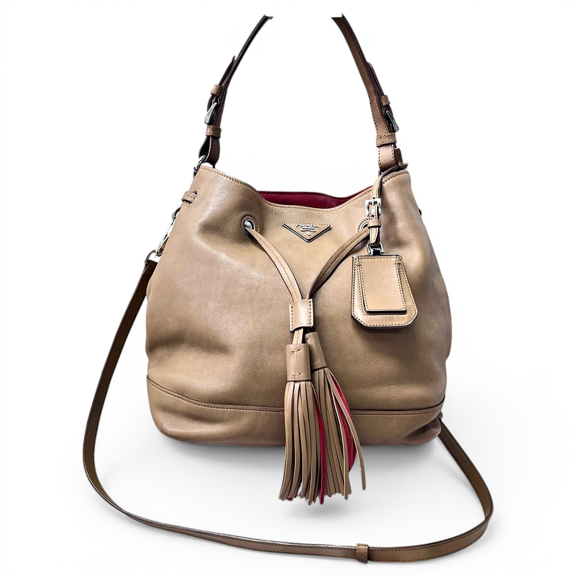 Leather handbag