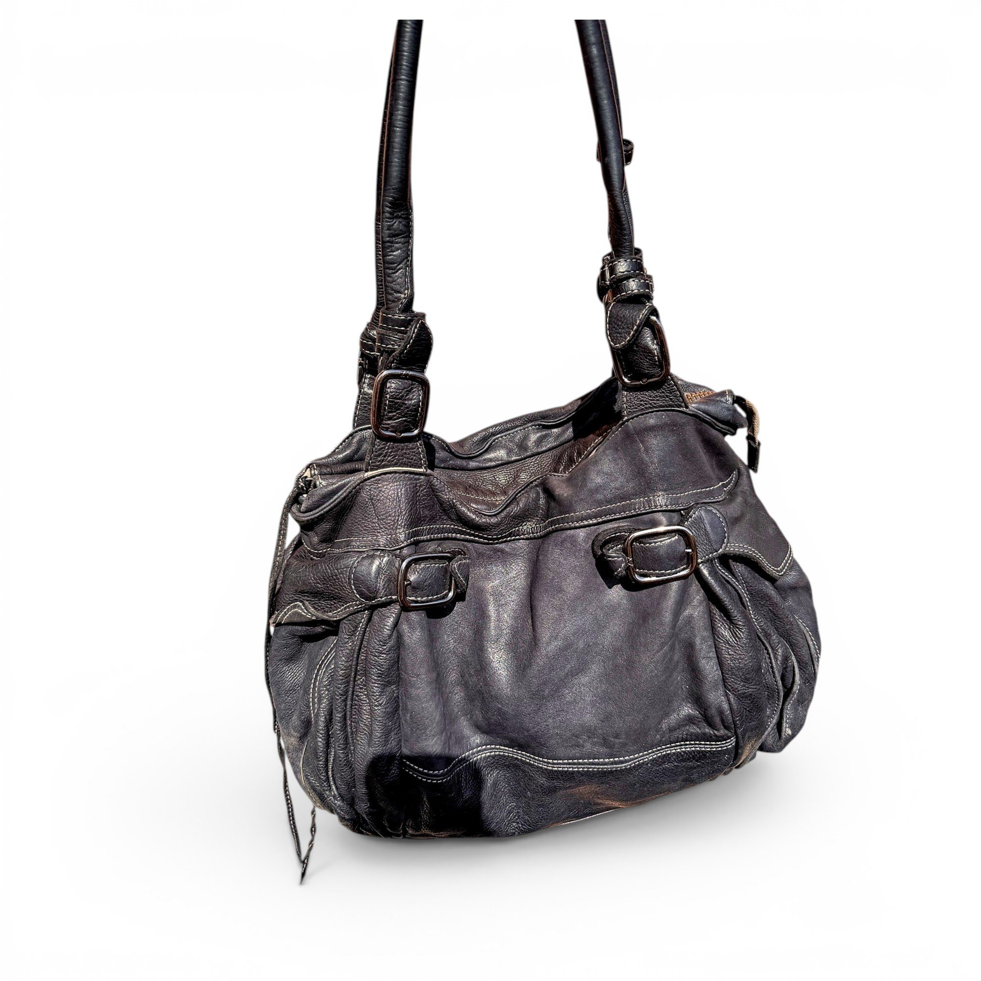 Leather handbag