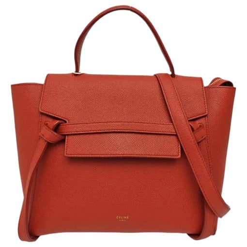 Belt leather handbag