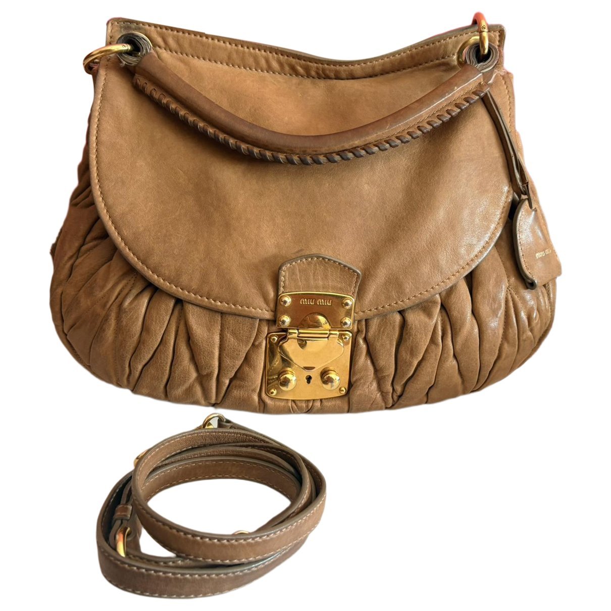 Miu Miu Coffer leather handbag