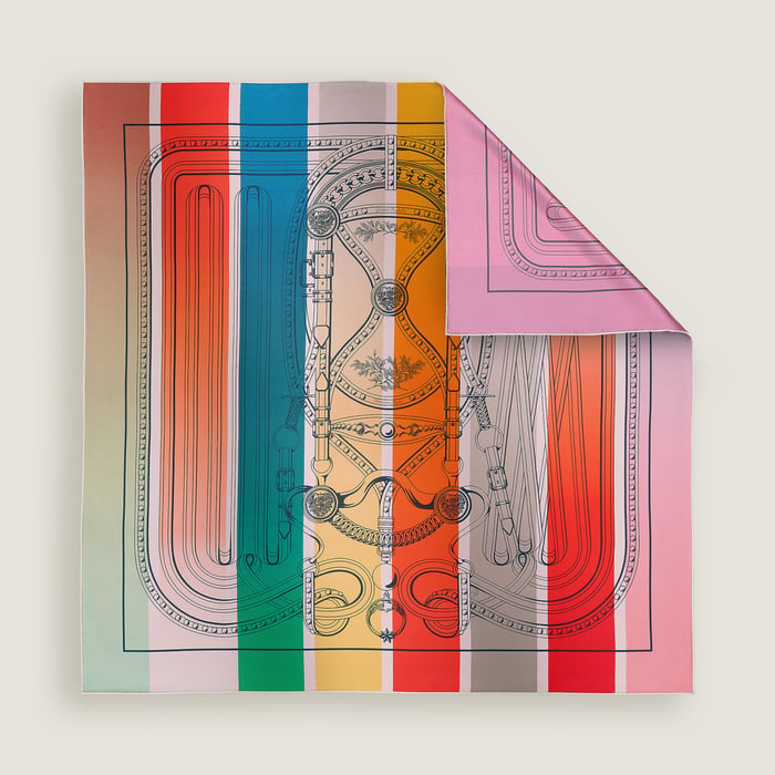 Grand Tralala Double Face Scarf 90