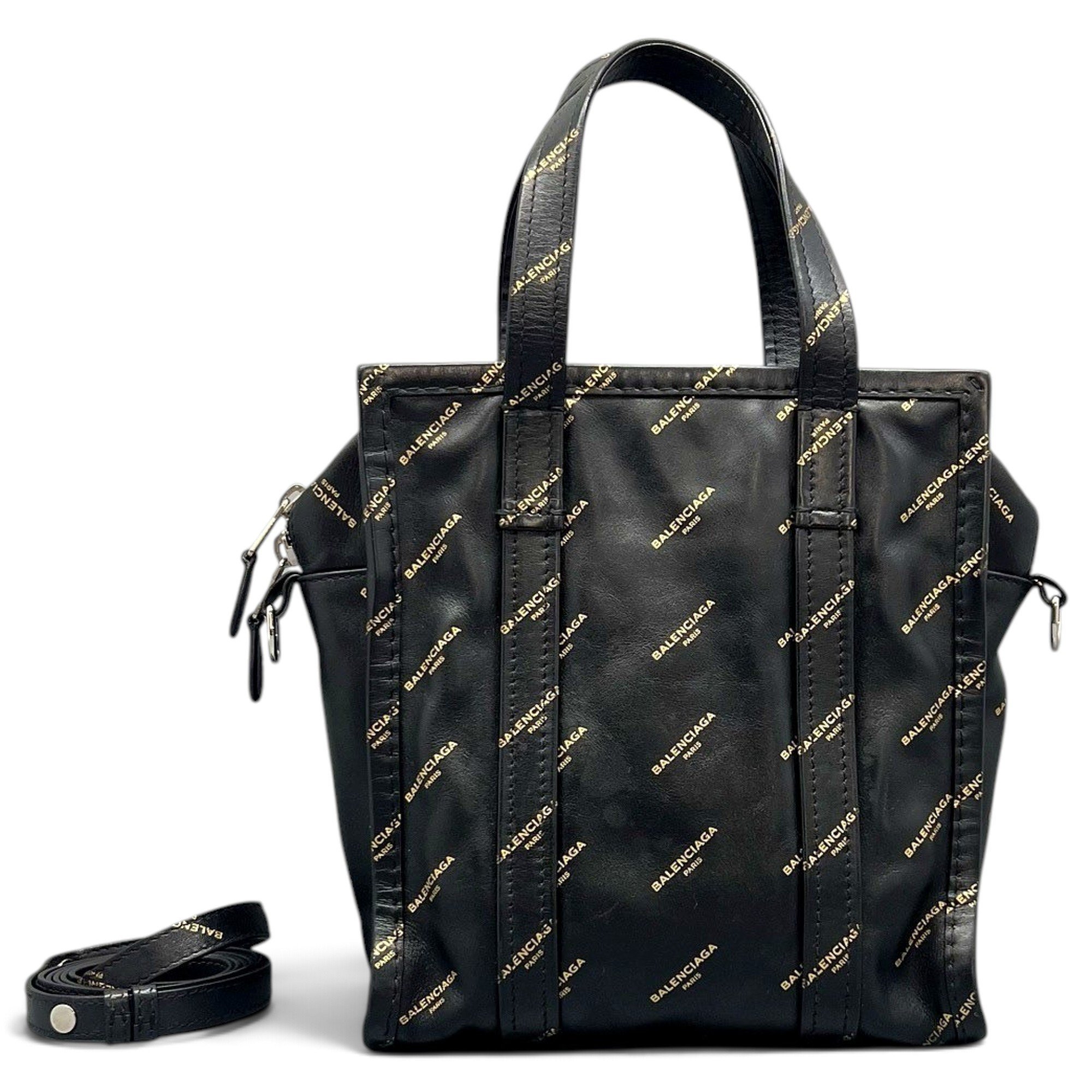 Leather tote