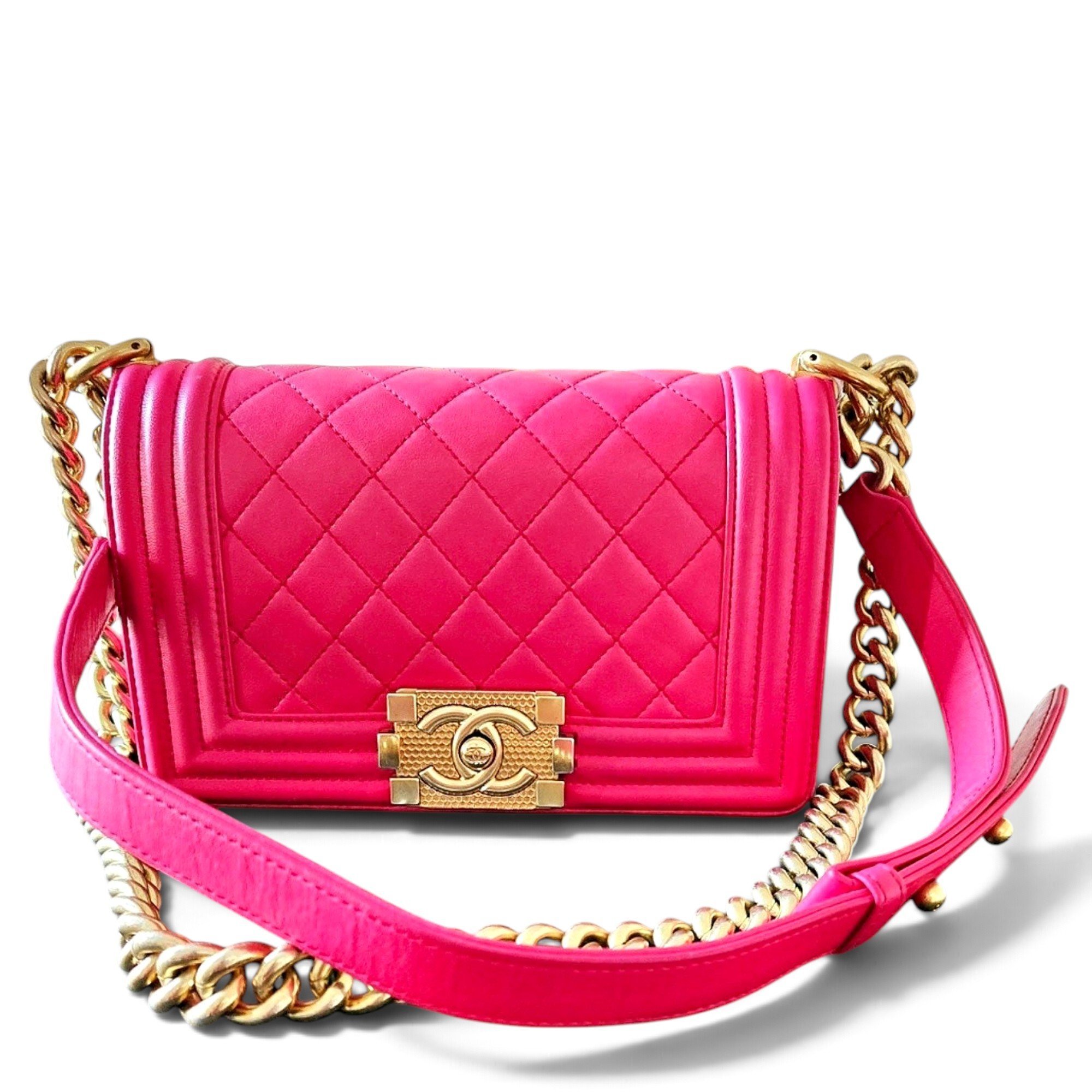 Boy leather crossbody bag