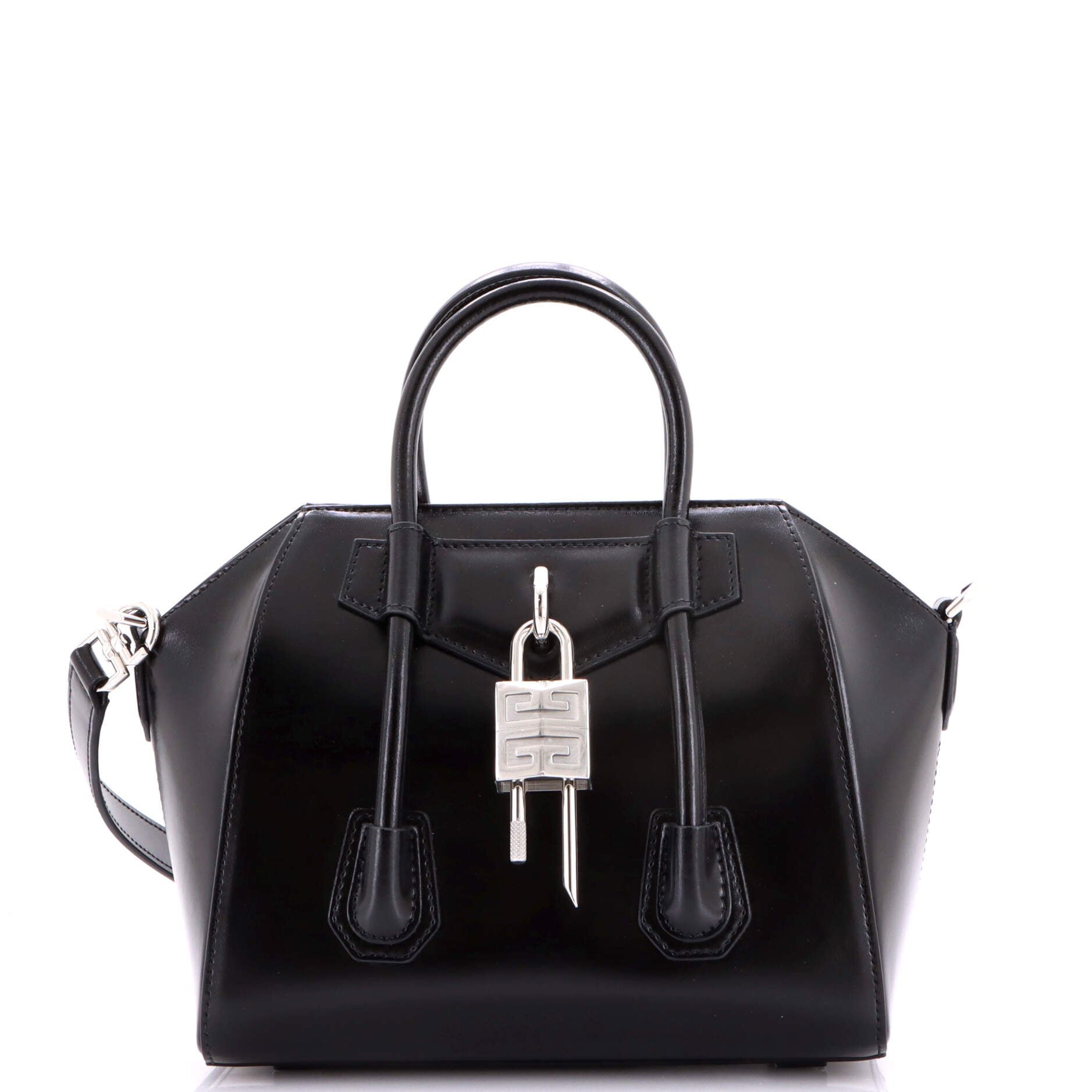 Antigona Lock Bag Leather Mini