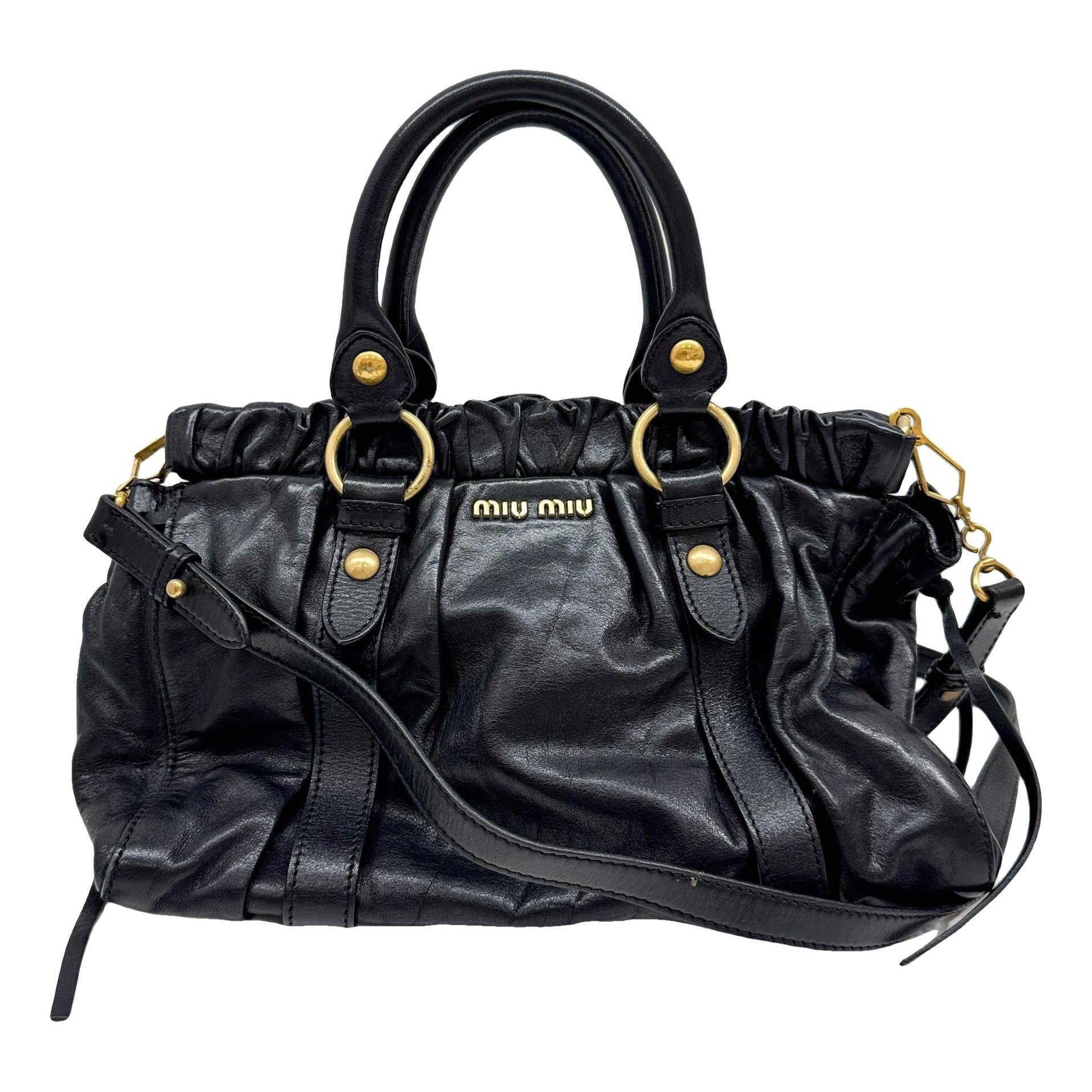 Vitello leather handbag