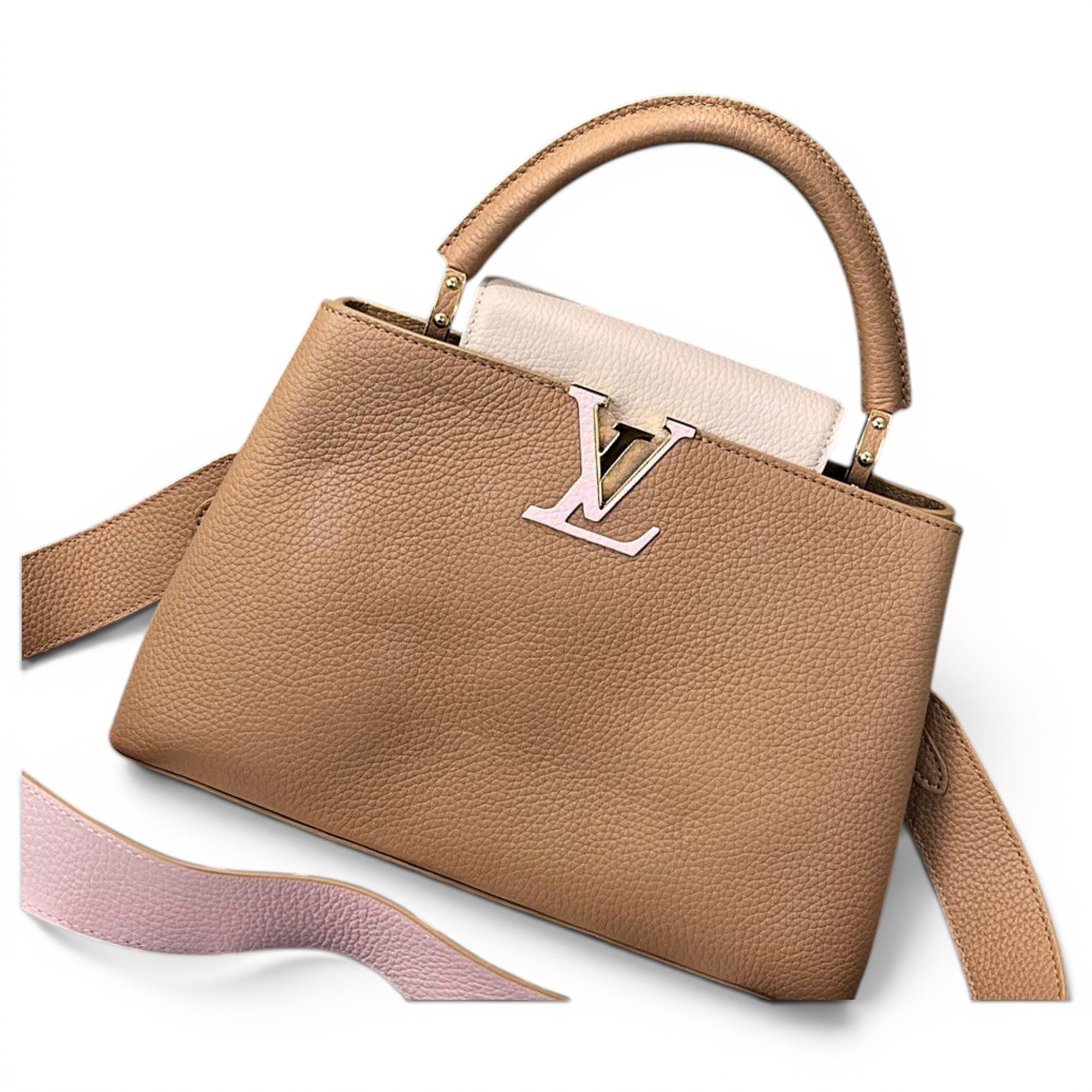 Capucines leather handbag