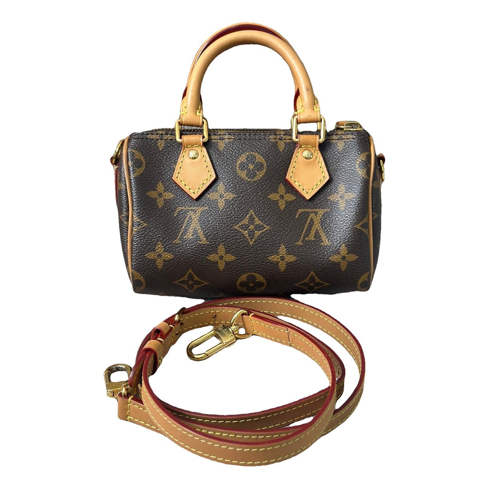 Nano Speedy / Mini HL leather handbag