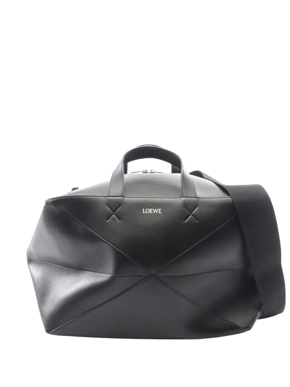 2010-2026 Leather Puzzle Fold Duffle Bag travel bag