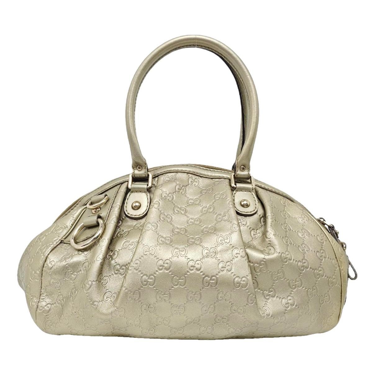 Sukey leather bowling bag