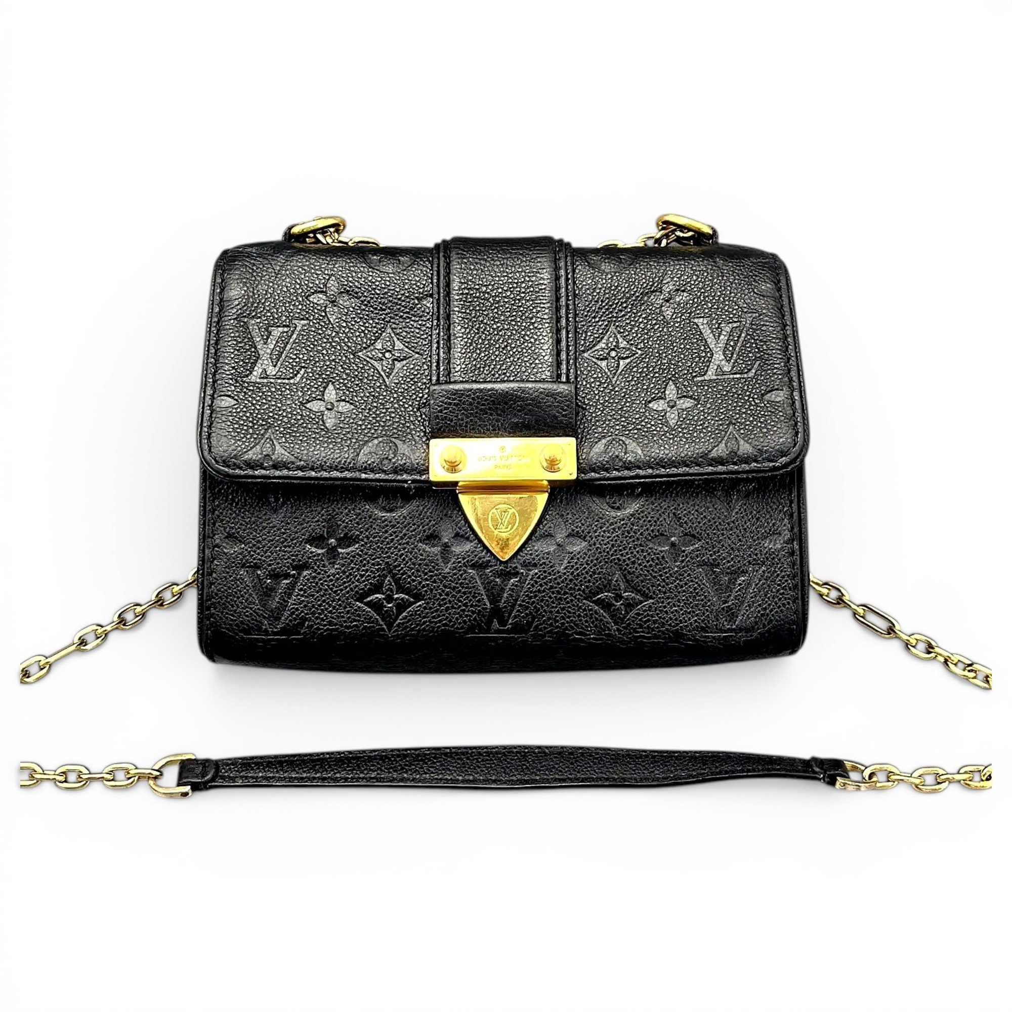 Saint Sulpice leather crossbody bag