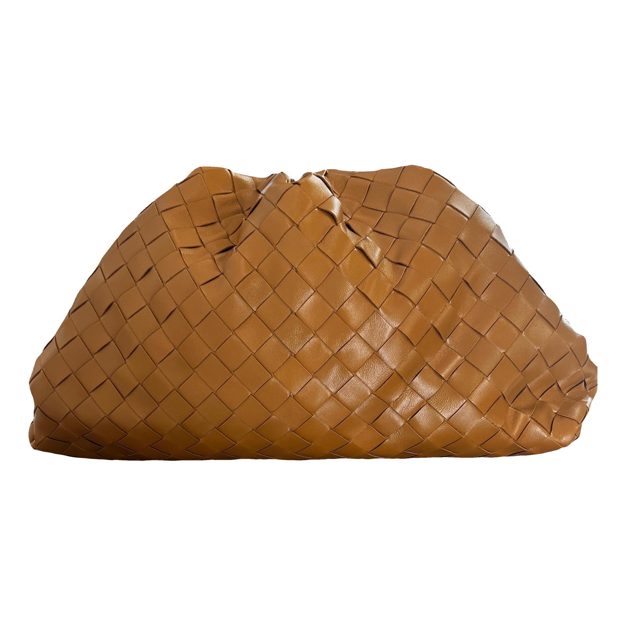 Pouch leather handbag