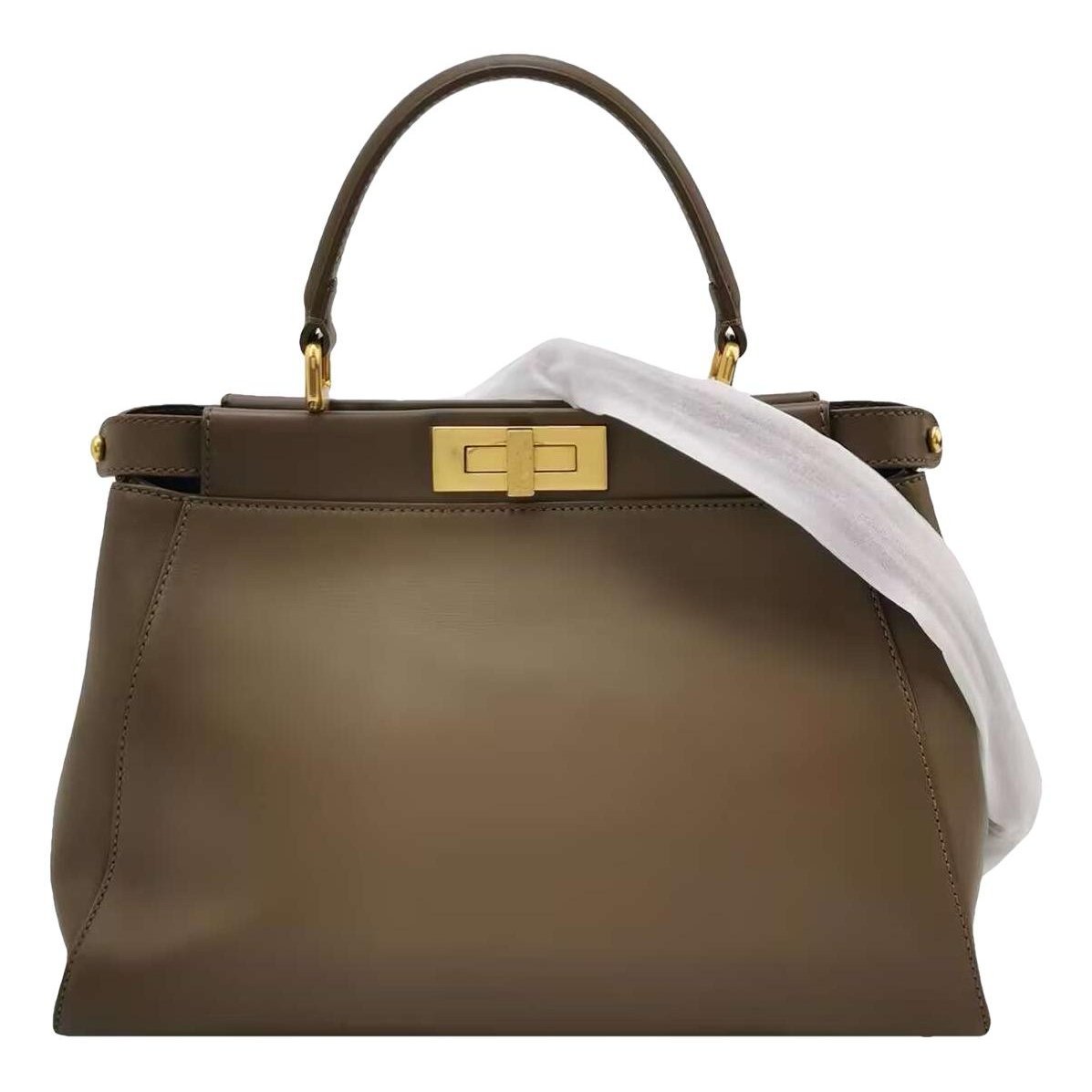 Peekaboo leather handbag