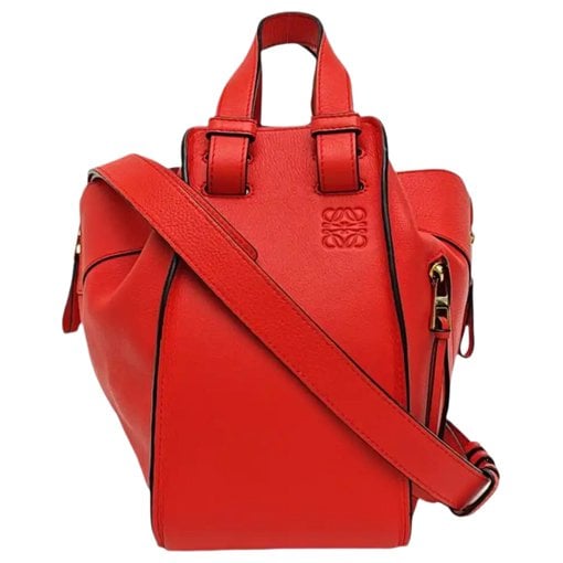 Hammock leather handbag