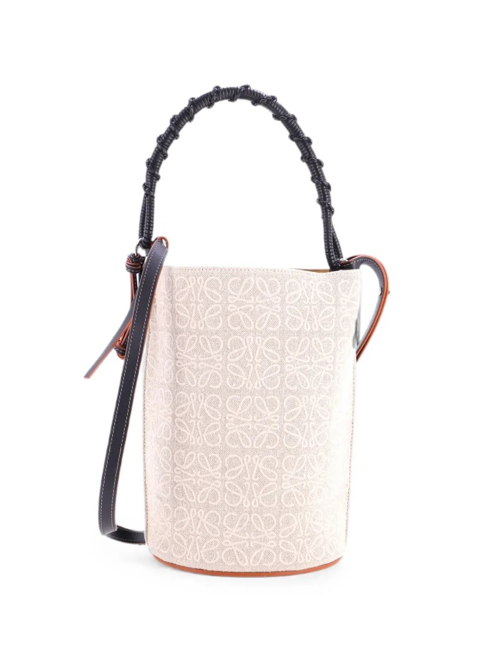 Gate Anagram Jacquard Canvas Medium bucket bag