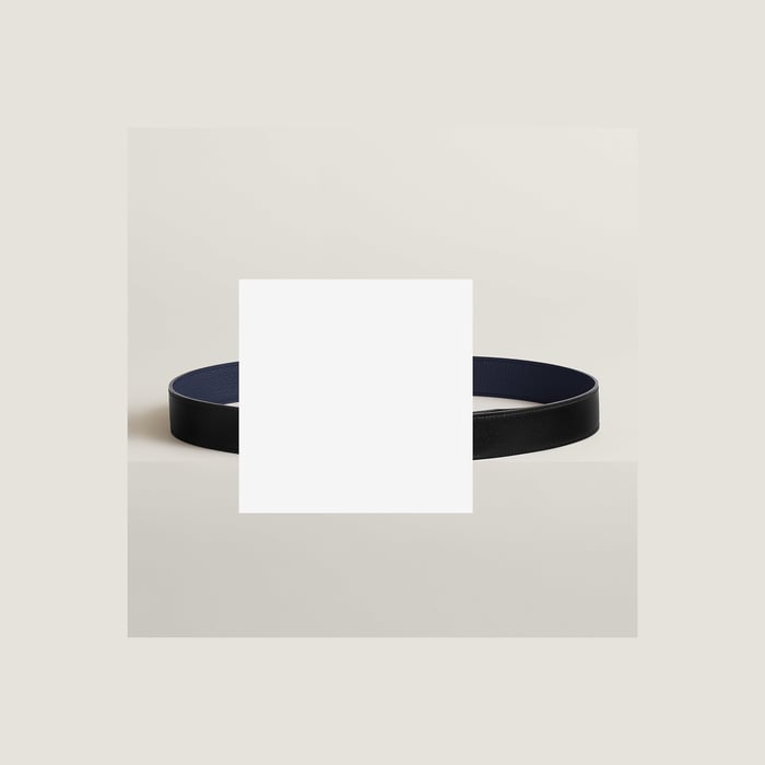 H Martelee Belt Buckle & Reversible Leather Strap 32 MM