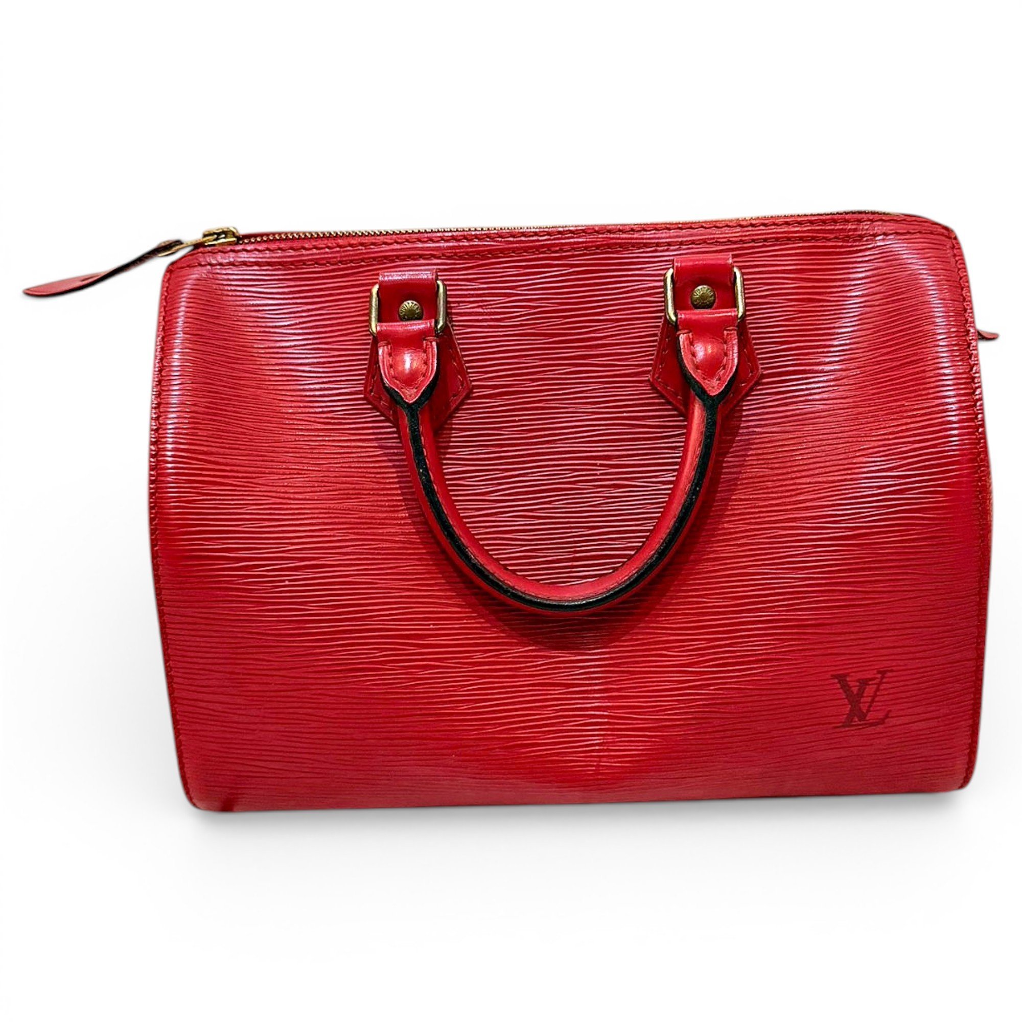 Speedy leather handbag