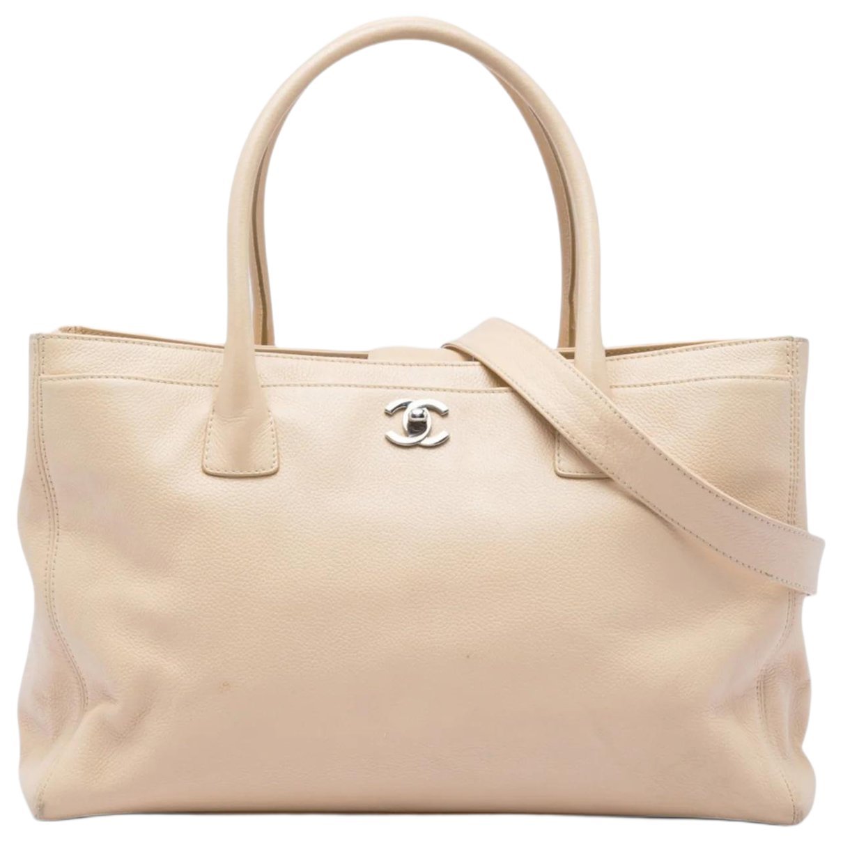 Executive leather tote