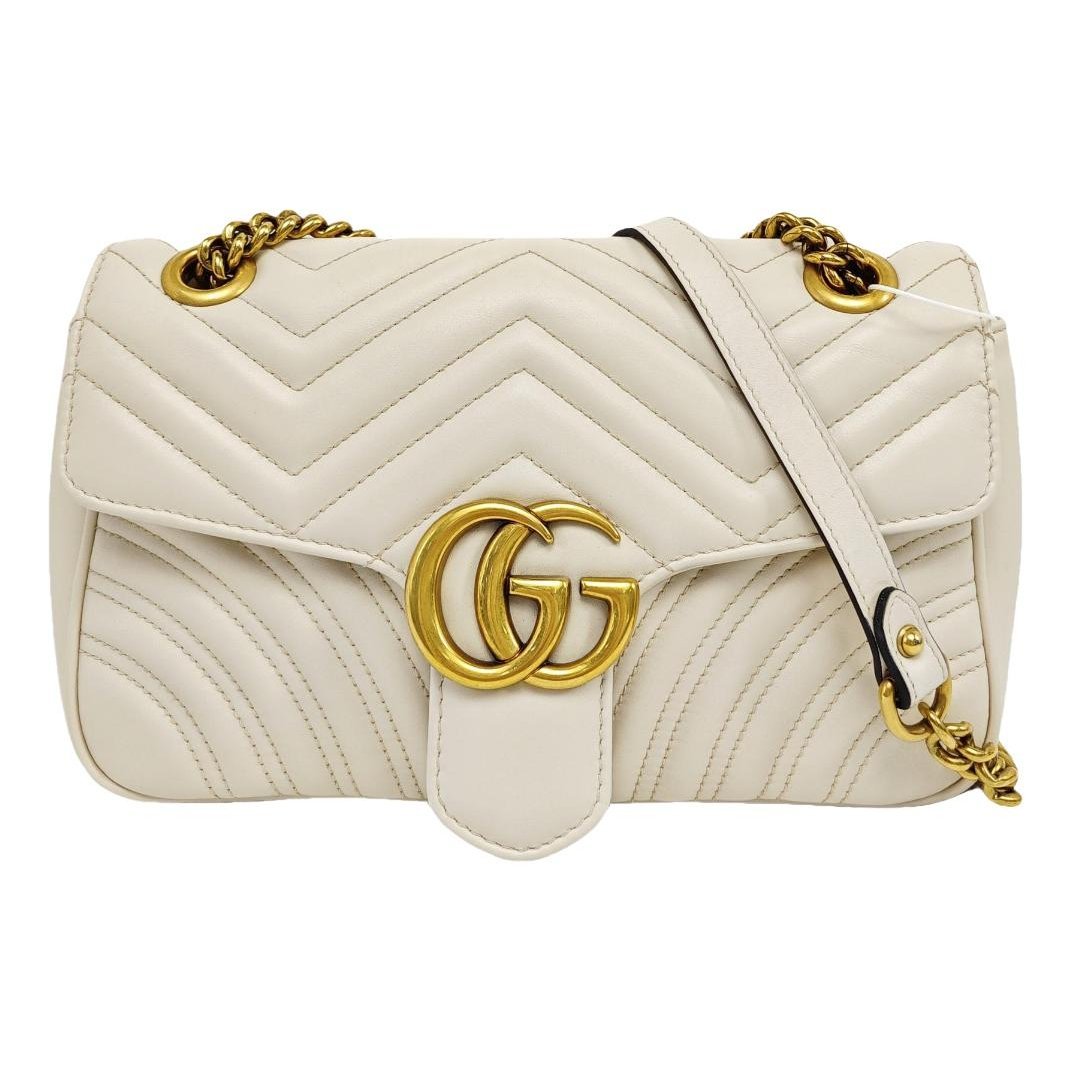 GG Marmont Flap leather handbag