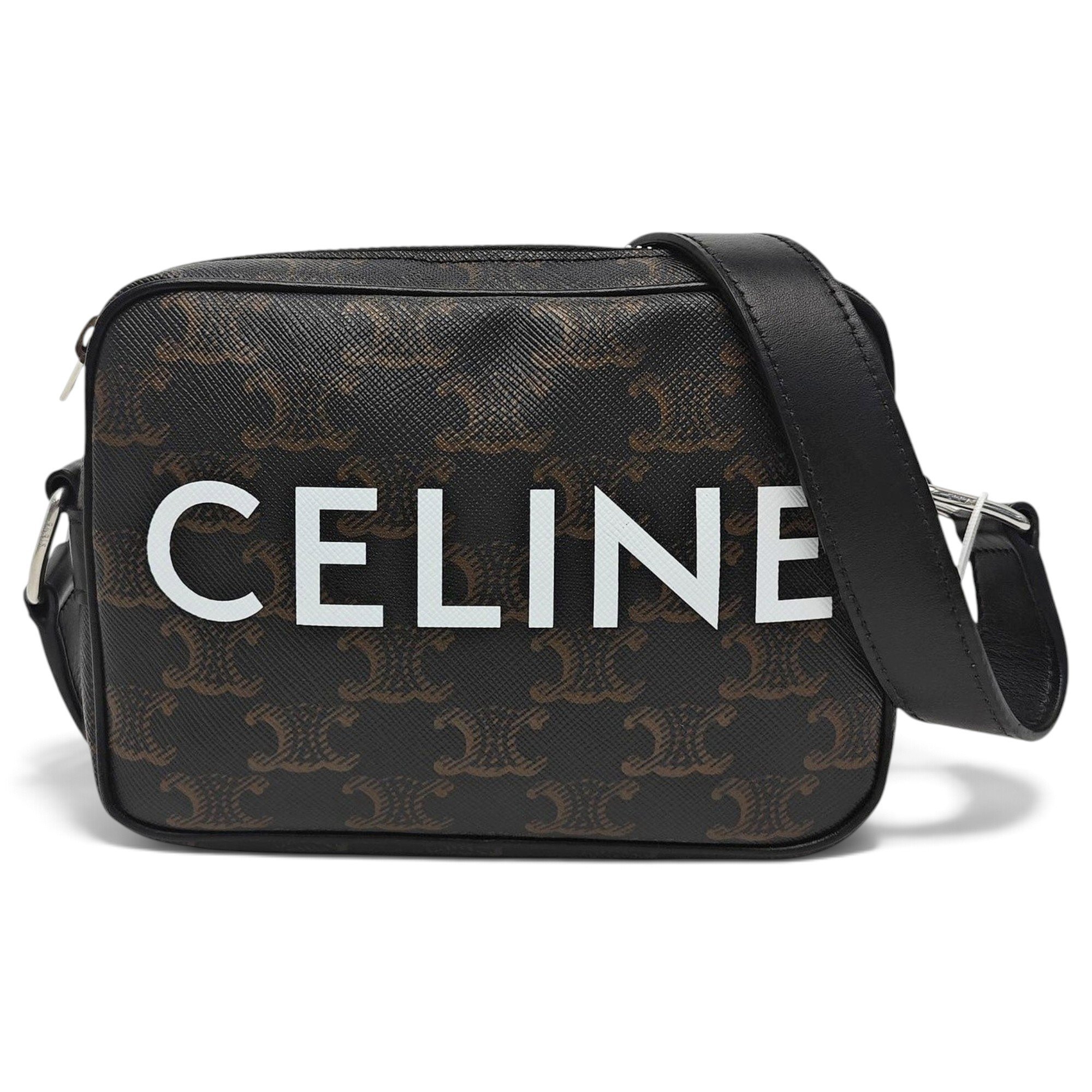 Triomphe leather handbag