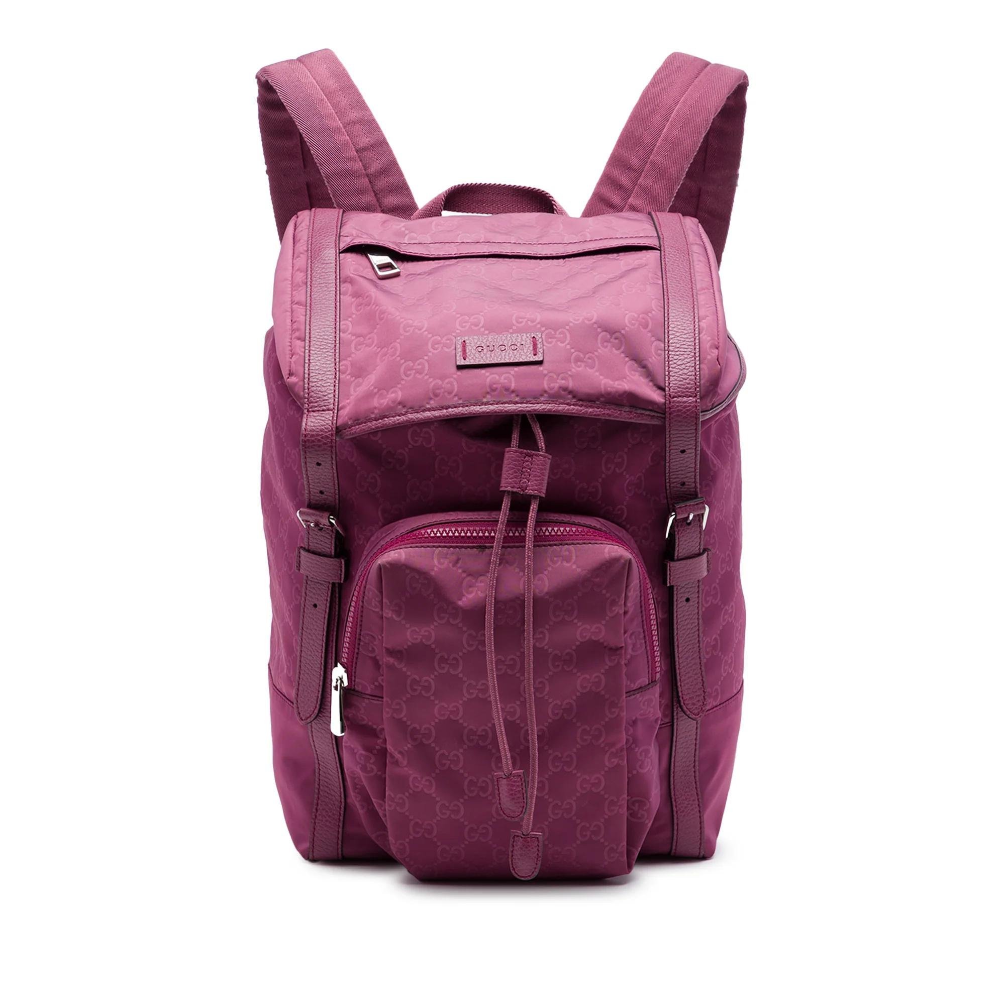 Leather backpack